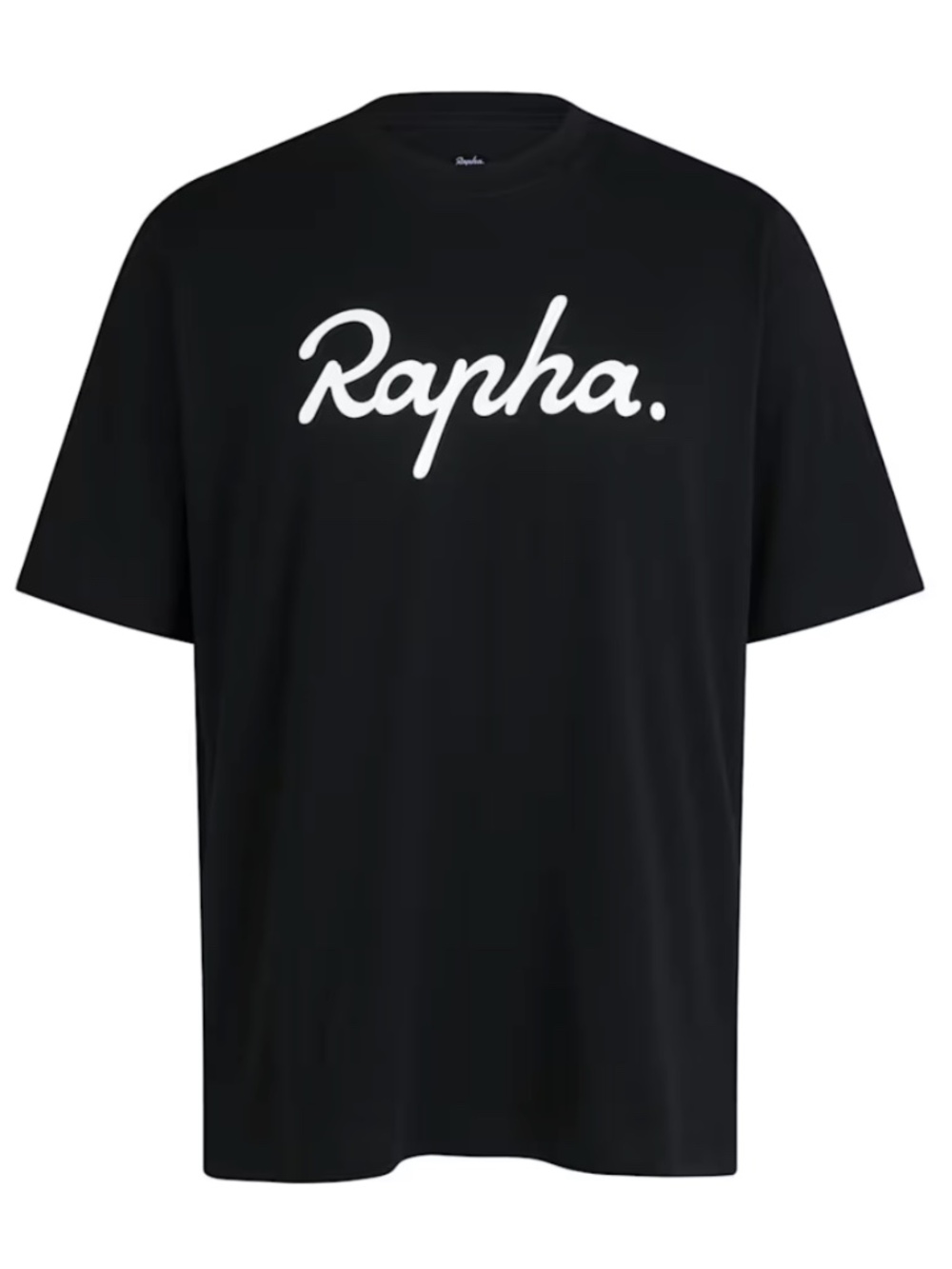 Rapha Heavyweight 100% Organic Cotton Black Large Logo T-Shirt Size Large